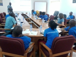 Then we got to Tarkwa-Goldfields for a briefing